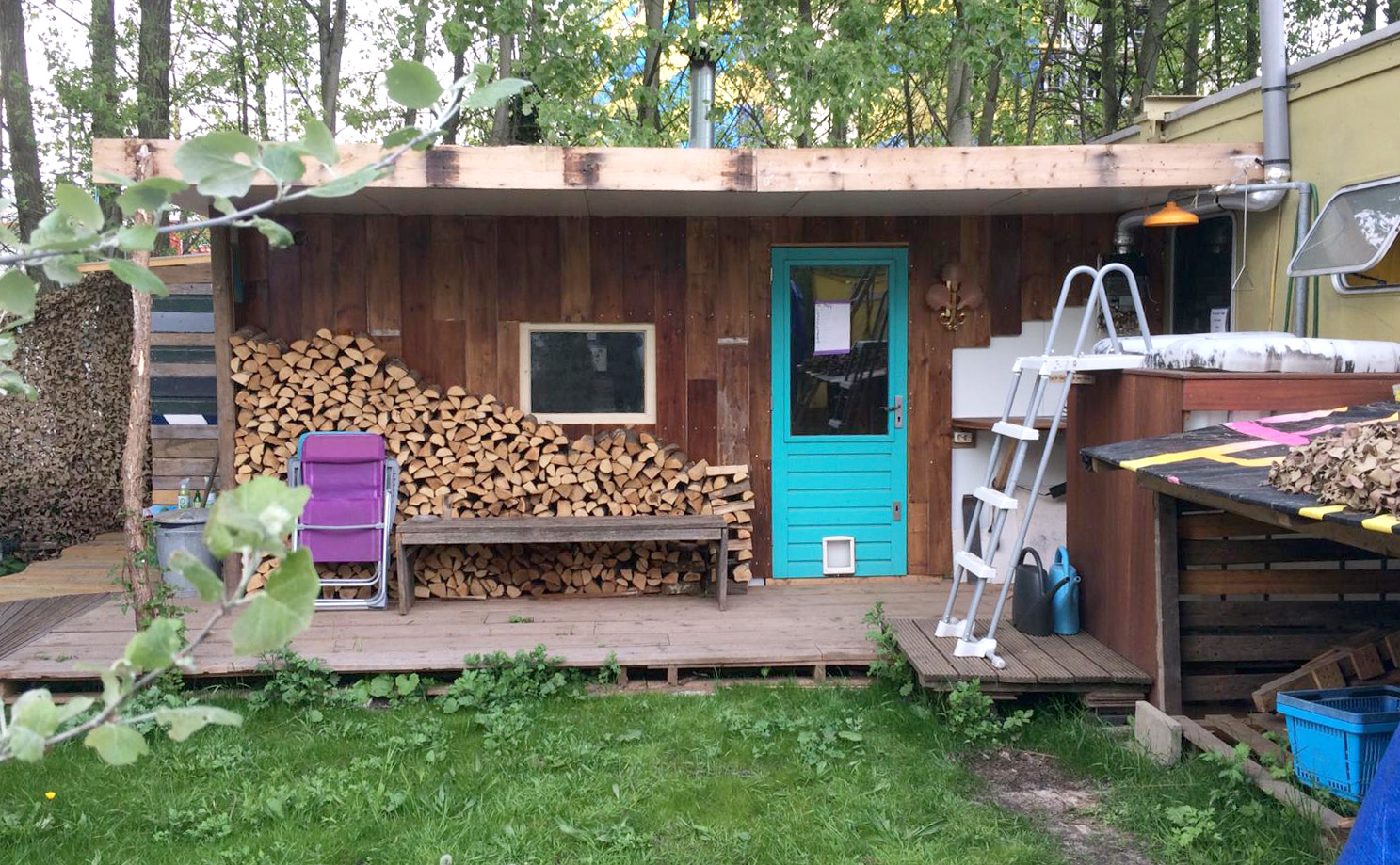 GreenTribe sauna zomer
